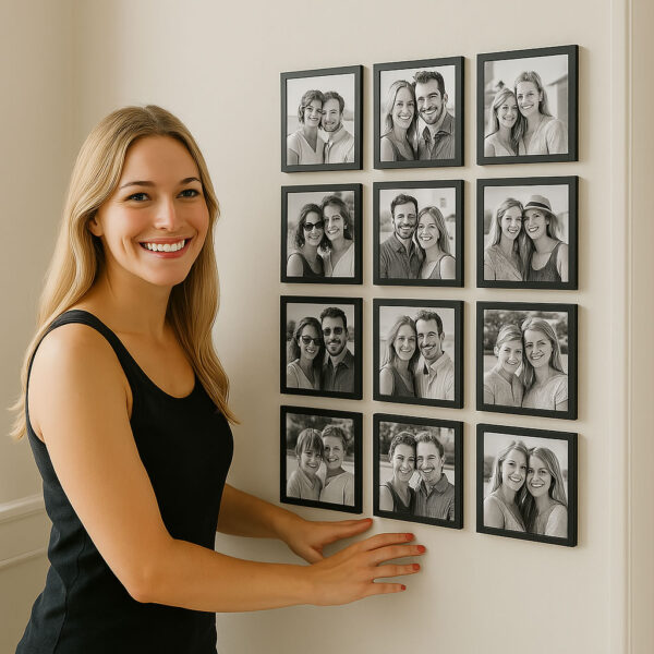 Kit com 12 Fotoplacas personalizadas em mdf, 13x13cm. - Image 2