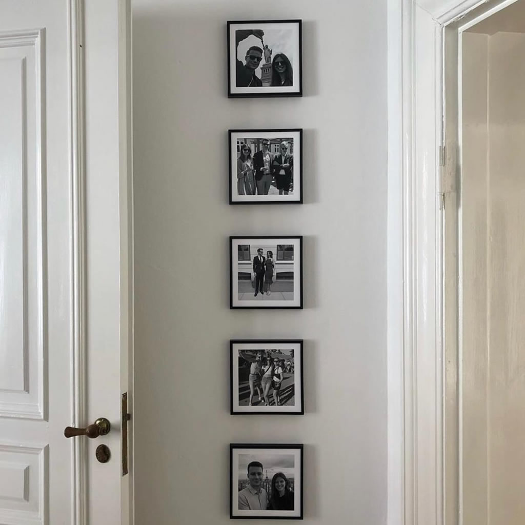 Kit com 6 Quadros personalizadas em mdf, 20x20cm, com Moldura em Madeira. - Imagem 9